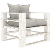 Set Divani da Giardino Pallet 7 pz con Cuscini Talpa in Legno cod mxl 42013