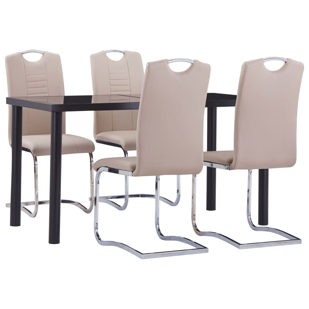 Set da Pranzo 5 pz in Similpelle Cappuccino 3053034