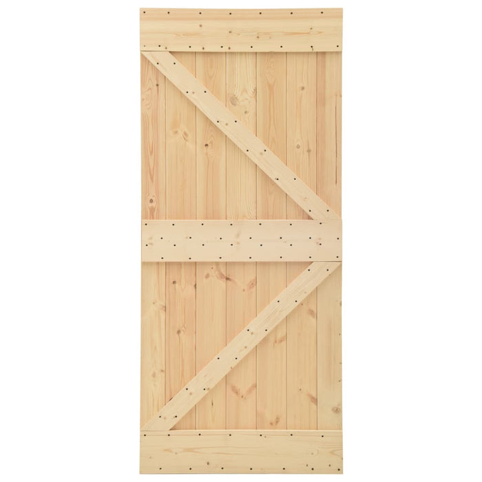 Porta 80x210 cm in Legno Massello di Pinocod mxl 95402