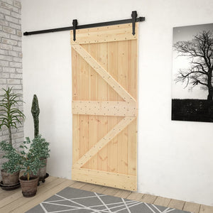 Porta 80x210 cm in Legno Massello di Pinocod mxl 95402