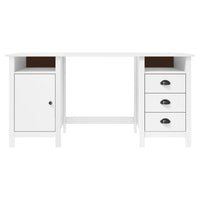 Credenza Hill Bianca 150x50x74 cm in Legno Massello di Pino 289000