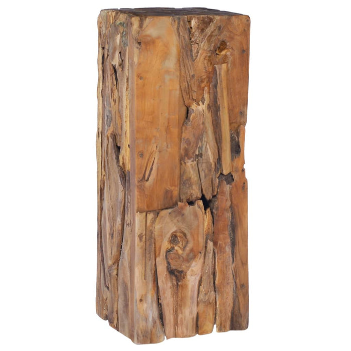 Tavolino da Salotto 30x30x80 cm in Legno Massello di Teak