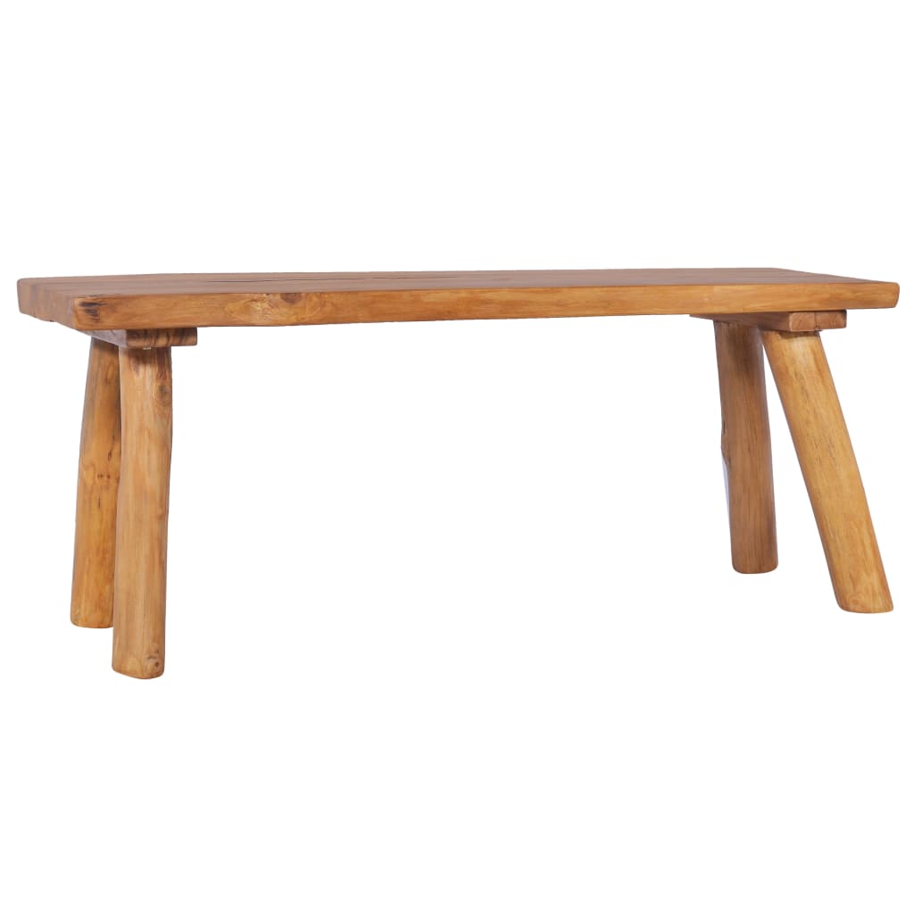 Panchina da Giardino 120 cm in Legno Massello di Teak 288817