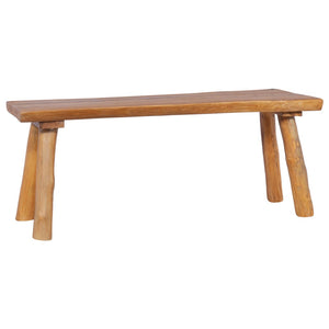 Panchina da Giardino 120 cm in Legno Massello di Teak 288817