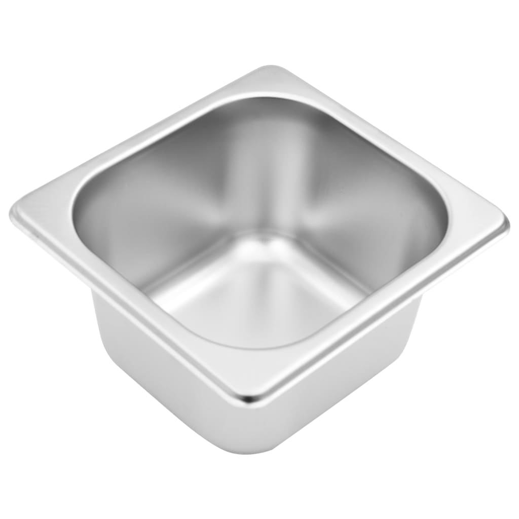 Supporto Gastronorm con 4 Contenitori GN 1/6 in Acciaio Inox cod mxl 71389