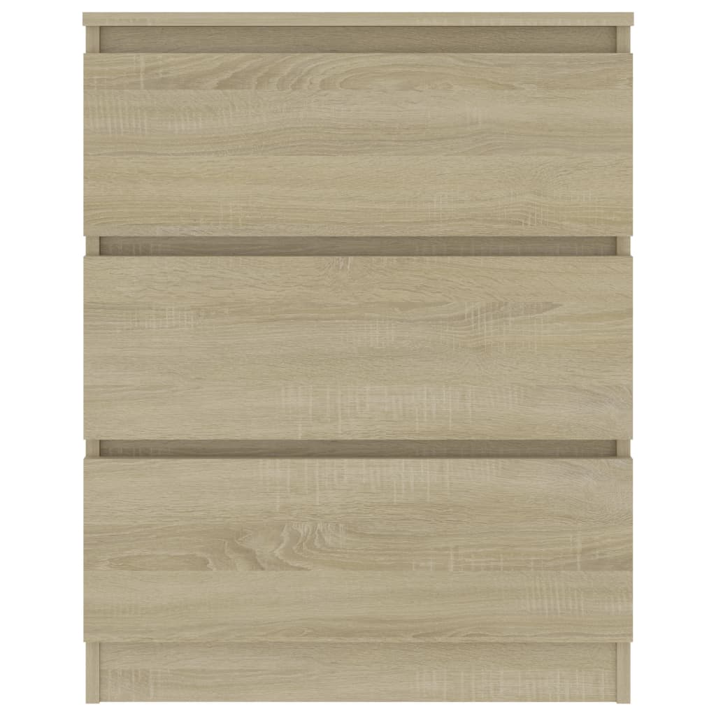 Credenza Rovere Sonoma 60x35x76 cm in Legno Multistrato cod mxl 65650