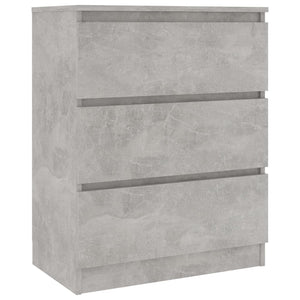 Credenza Grigio Cemento 60x35x76 cm in Legno Multistrato cod mxl 14121