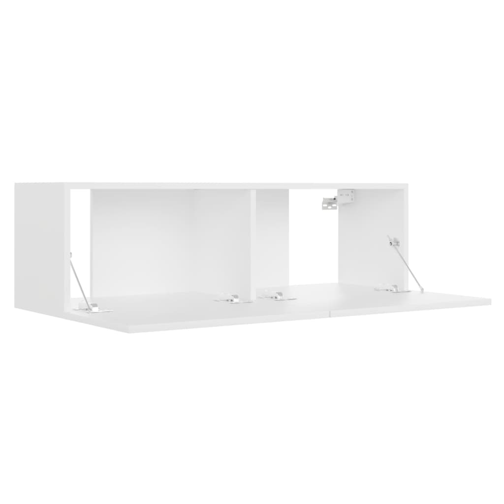 Mobile Porta TV Bianco 100x30x30 cm in Truciolato 801481