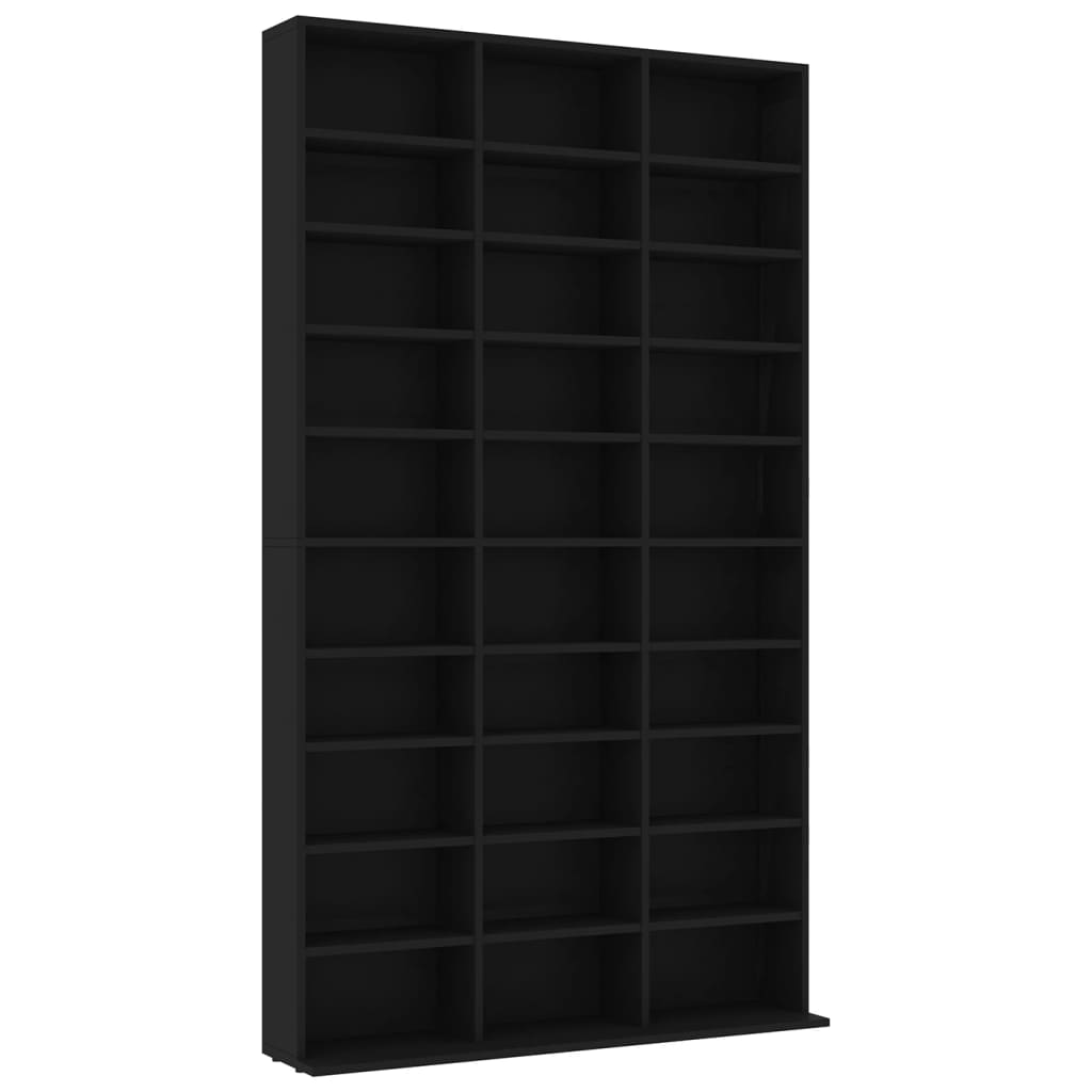 Armadietto TV Nero 102x16x177,5 cm in Legno Multistrato cod mxl 62321