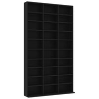 Armadietto TV Nero 102x16x177,5 cm in Legno Multistrato 801779