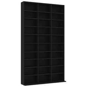 Armadietto TV Nero 102x16x177,5 cm in Legno Multistrato 801779