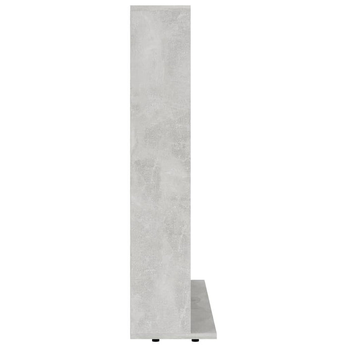 Armadio Porta CD Grigio Cemento 102x23x89,5 cm in Truciolato 801791