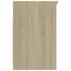 Cassettiera Bianco e Sonoma 40x50x76 cm in Legno Multistrato cod mxl 70015