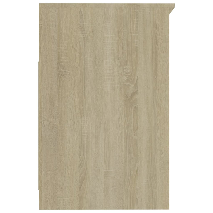 Cassettiera Bianco e Sonoma 40x50x76 cm in Legno Multistrato cod mxl 70015