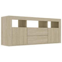 Mobile Porta TV Rovere Sonoma 120x30x50 cm in Truciolato cod mxl 59401