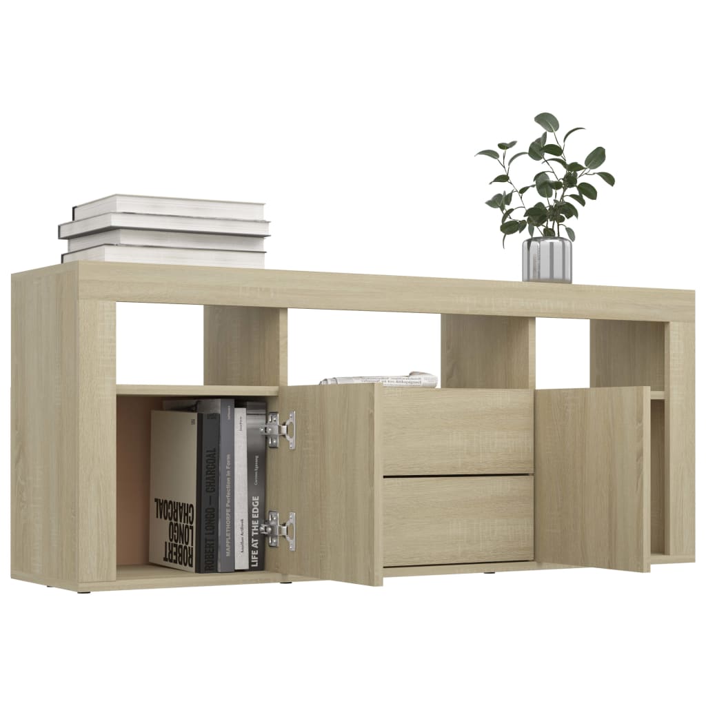 Mobile Porta TV Rovere Sonoma 120x30x50 cm in Truciolato cod mxl 59401