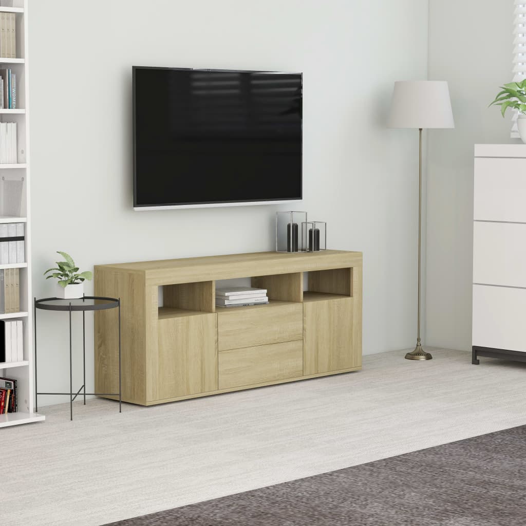 Mobile Porta TV Rovere Sonoma 120x30x50 cm in Truciolato cod mxl 59401