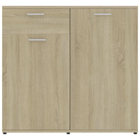 Credenza Rovere Sonoma 80x36x75 cm in Legno Multistrato 801826