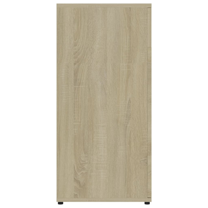 Credenza Rovere Sonoma 80x36x75 cm in Legno Multistrato 801826