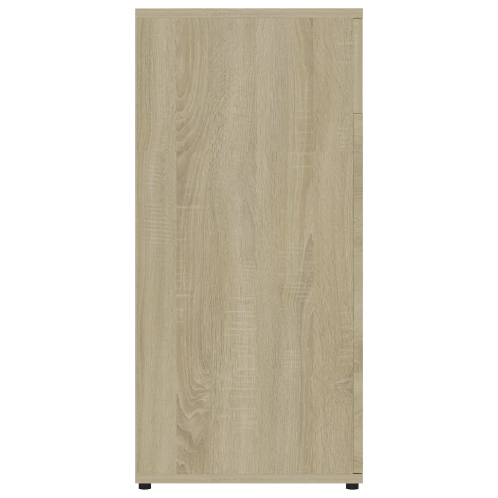 Credenza Rovere Sonoma 80x36x75 cm in Legno Multistrato 801826