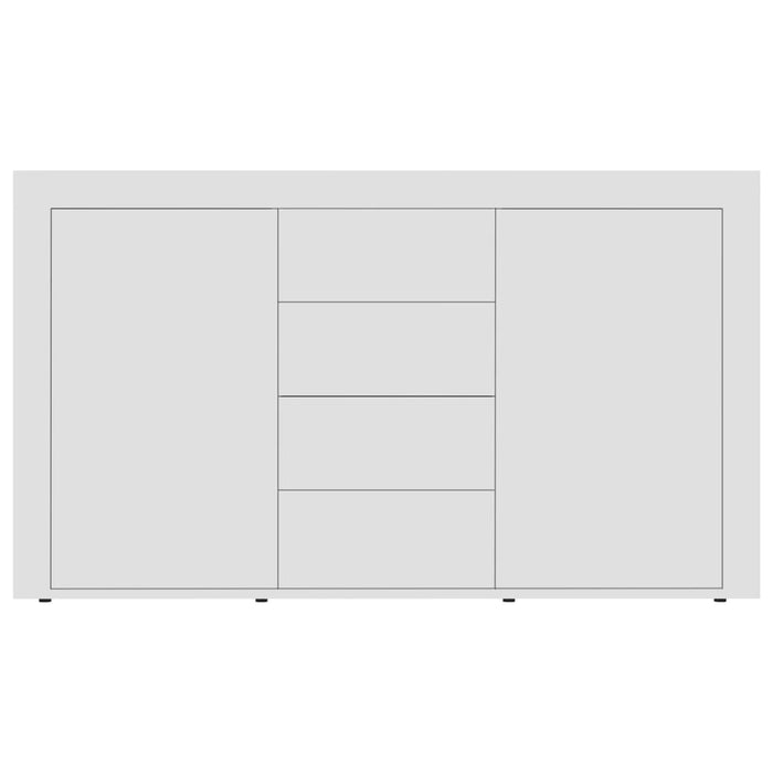 Credenza Bianca 120x36x69 cm in Truciolato