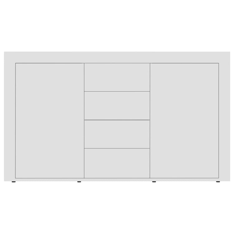 Credenza Bianca 120x36x69 cm in Truciolato