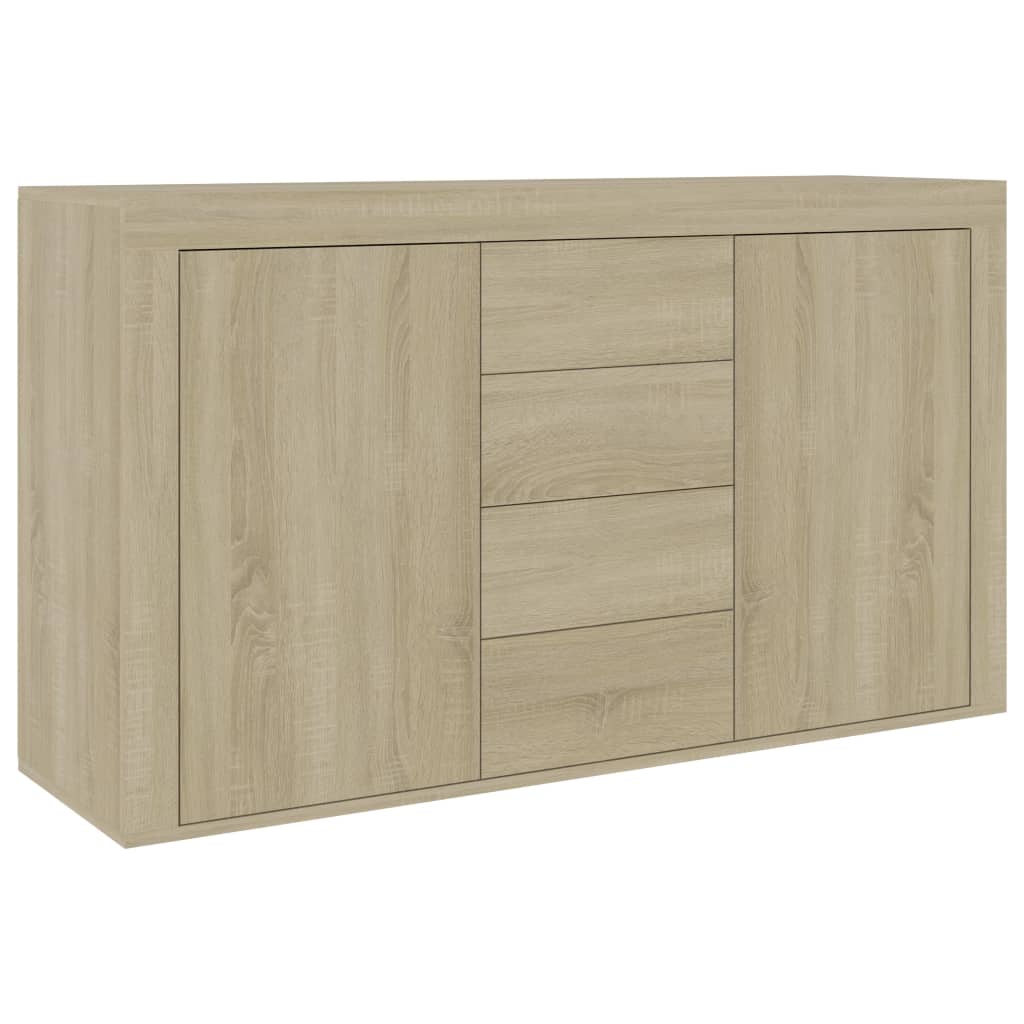 Credenza Rovere Sonoma 120x36x69 cm in Truciolato cod mxl 14871