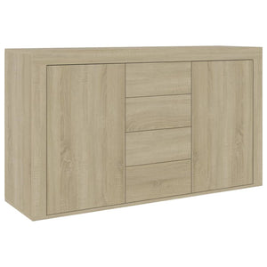 Credenza Rovere Sonoma 120x36x69 cm in Truciolato cod mxl 14871