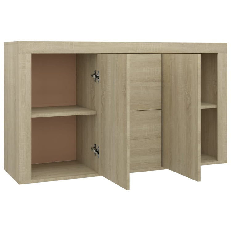 Credenza Rovere Sonoma 120x36x69 cm in Truciolato cod mxl 14871