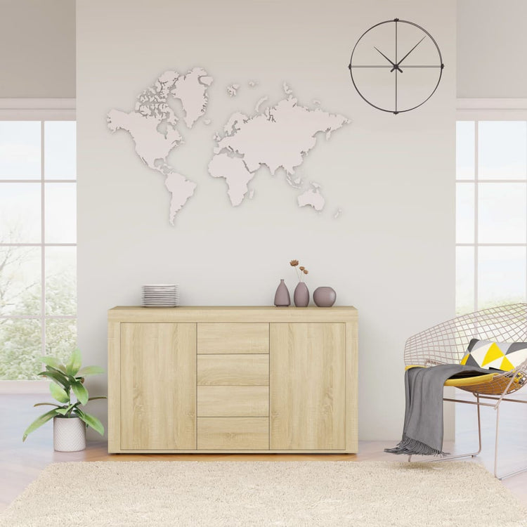 Credenza Rovere Sonoma 120x36x69 cm in Truciolato cod mxl 14871