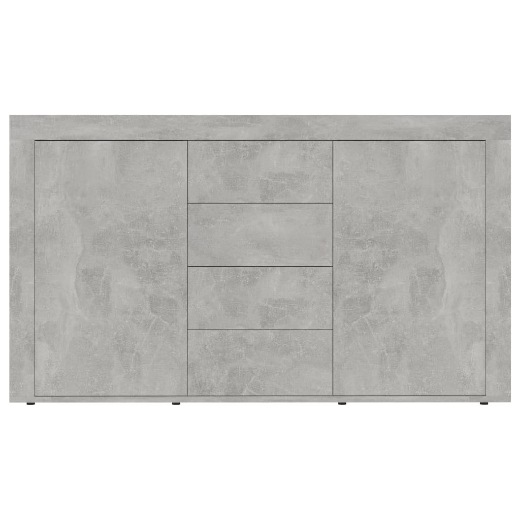 Credenza Grigio Cemento 120x36x69 cm in Truciolato