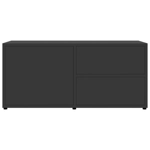 Mobile Porta TV Grigio 80x34x36 cm in Legno Multistrato 801852