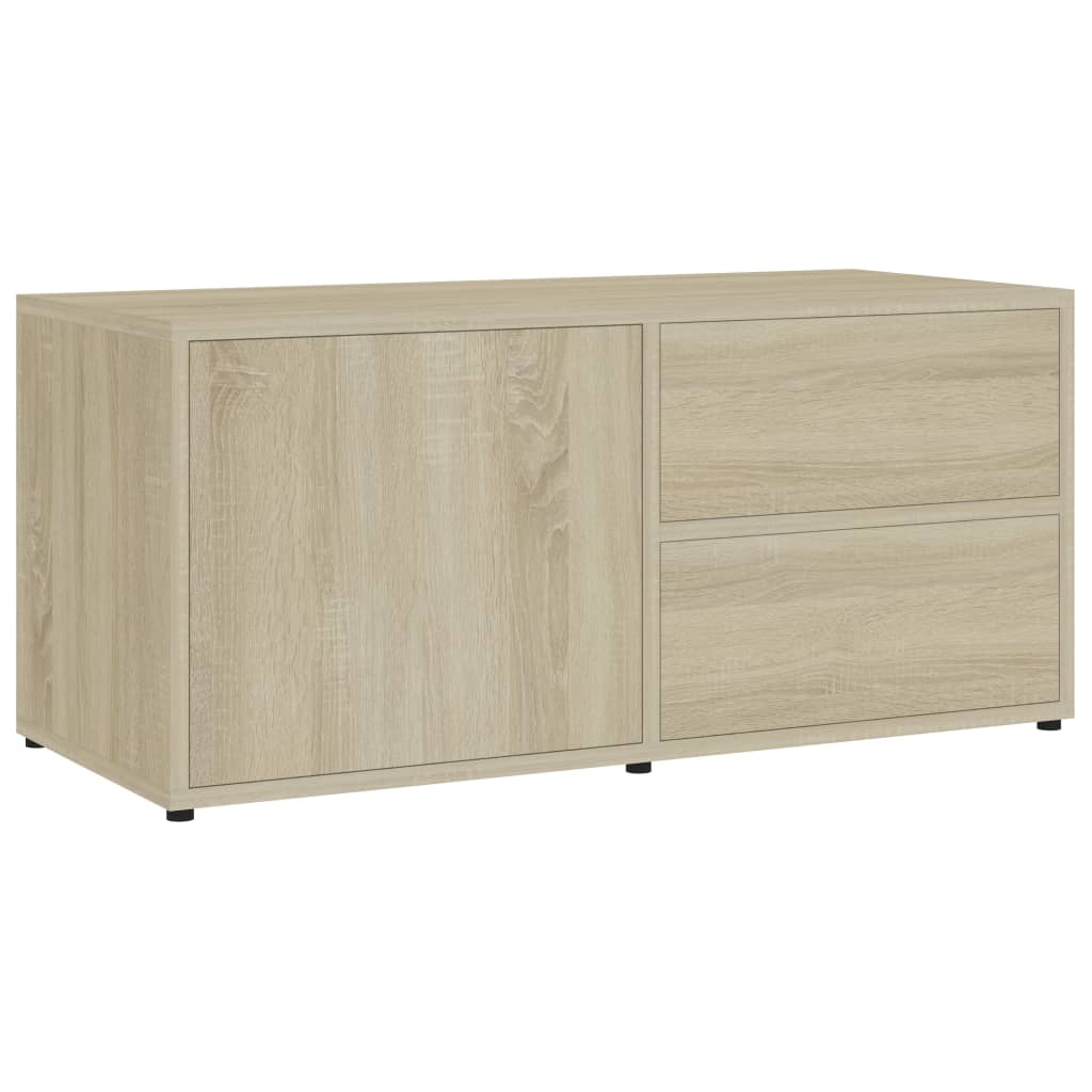 Mobile Porta TV Rovere Sonoma 80x34x36 cm in Truciolato cod mxl 5579