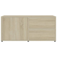 Mobile Porta TV Rovere Sonoma 80x34x36 cm in Truciolato cod mxl 5579