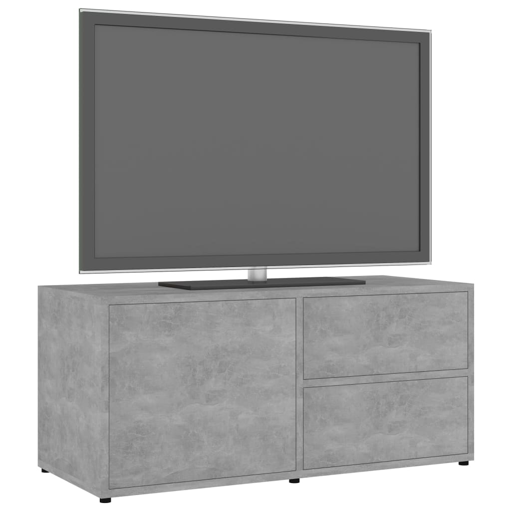 Mobile Porta TV Grigio Cemento 80x34x36 cm in Truciolato cod mxl 33926