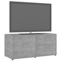 Mobile Porta TV Grigio Cemento 80x34x36 cm in Truciolato cod mxl 33926