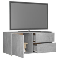 Mobile Porta TV Grigio Cemento 80x34x36 cm in Truciolato cod mxl 33926