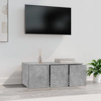 Mobile TV Grigio Cemento 80x34x30 cm in Truciolato cod mxl 17827