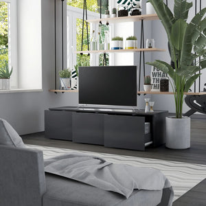 Mobile TV Grigio 120x34x30 cm in Truciolato cod 10544