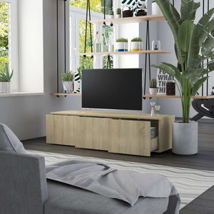 Mobile Porta TV Rovere Sonoma 120x34x30 cm in Legno Multistrato 801871