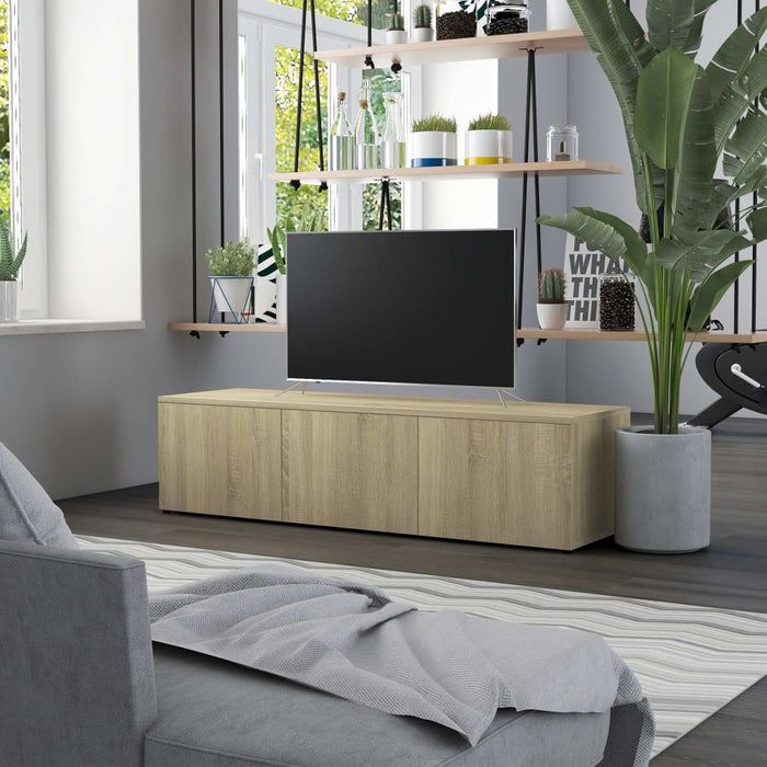 Mobile Porta TV Rovere Sonoma 120x34x30 cm in Legno Multistrato 801871