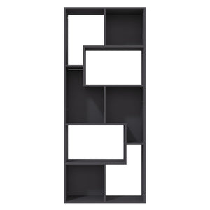 Libreria Grigia 67x24x161 cm in Legno Multistrato 801879