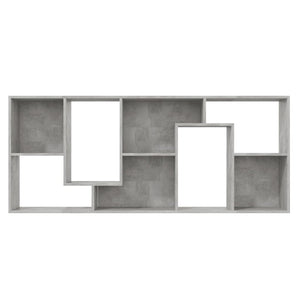 Libreria Grigio Cemento 67x24x161 cm in Legno Multistrato 801881