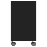 Tavolino da Salotto Nero 70x35x55 cm in Legno Multistrato 802121