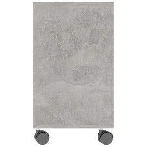 Tavolino Grigio Cemento 70x35x55 cm in Legno Multistrato 802124