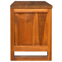 Mobile Porta TV 110x30x40 cm in Legno Massello di Teak 289068