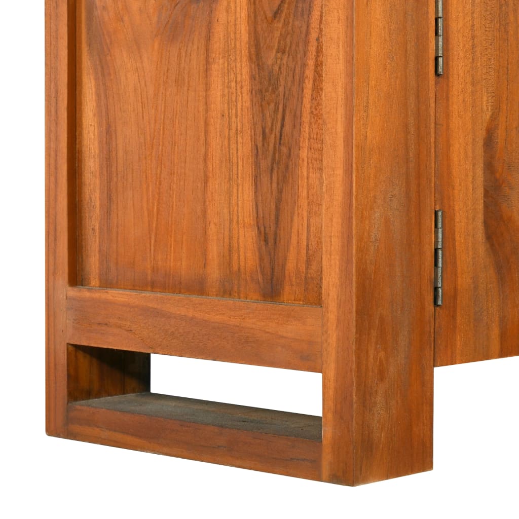 Mobile Porta TV 110x30x40 cm in Legno Massello di Teak 289068