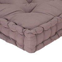 Cuscini per Pallet e Pavimento 2 pz in Cotone Grigio Talpa 3053638