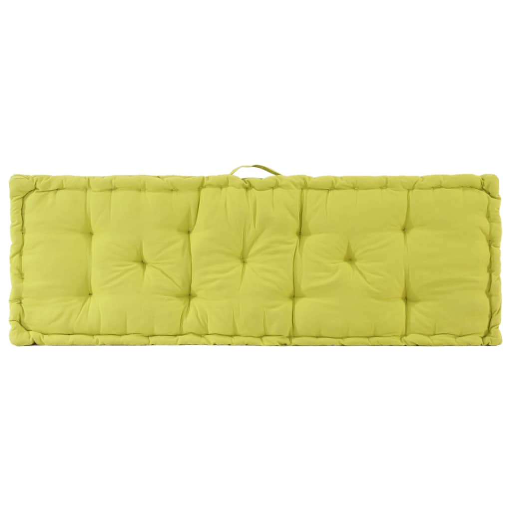 Cuscini per Pallet e Pavimento 2 pz in Cotone Verde 3053640