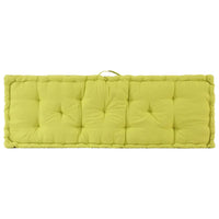 Cuscini per Pallet e Pavimento 2 pz in Cotone Verde 3053640